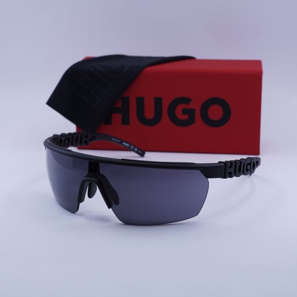 Hugo Boss HG 1284/S 0807 IR Shield Sunglasses - Black/Grey - Picture 5 of 10